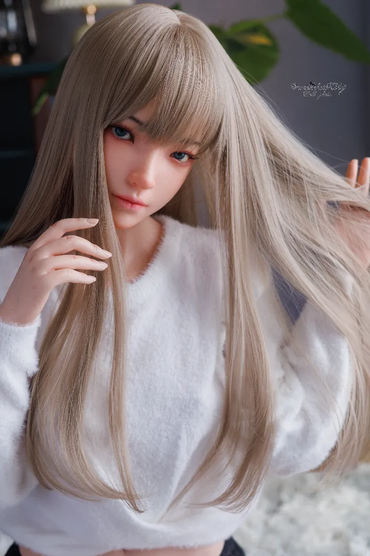 148cm (4ft10) Bカップ リアル シリコン ラブドール Sora ヘッド #70